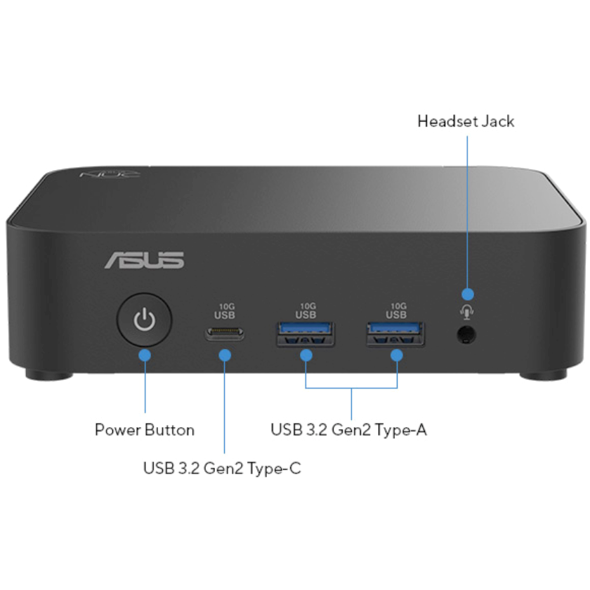 ASUS NUC14MNK35 NUC 14 Essential Mini PC, Intel Processor Core 3 N355